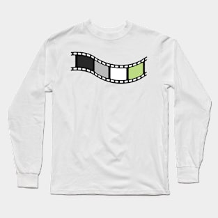 Film Strip - Agender Pride Long Sleeve T-Shirt